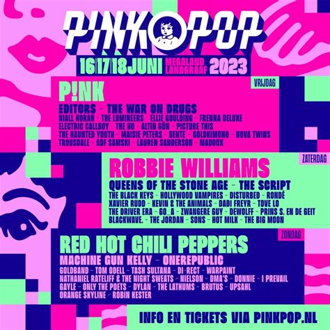pinkpop line up 2023